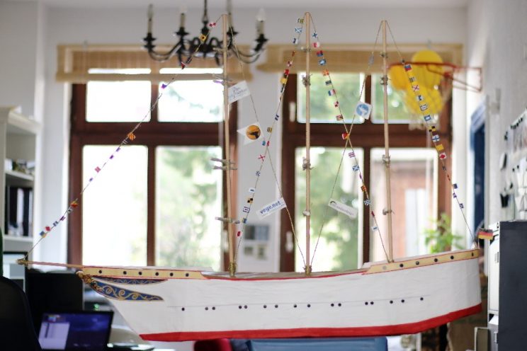 Ein Pappboot bauen - Unser Schulschiff aus Papier und Pappe