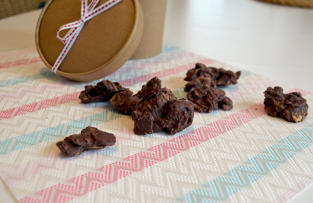 Choco Crossies selber machen aus Schokoladenresten