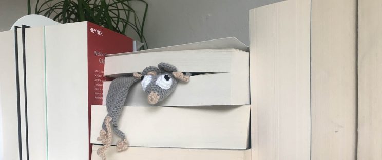 Lesezeichen Ratte Amigurumi